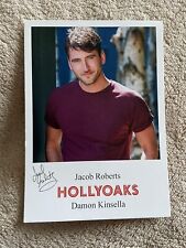 JACOB ROBERTS   (HOLLYOAKS) PRESIGNED CAST CARD
