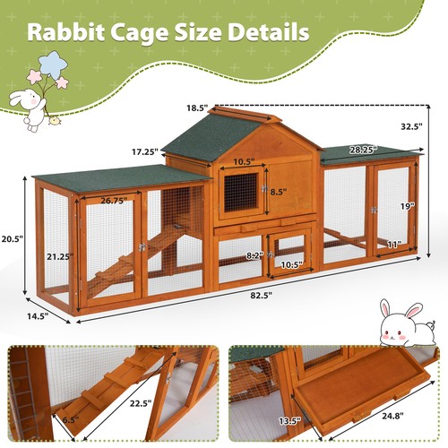 Story wooden rabbit - 84'',