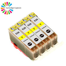 4 Yellow Ink Cartridges For