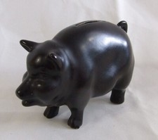 SYLVAC BLACK PIG MONEY BOX