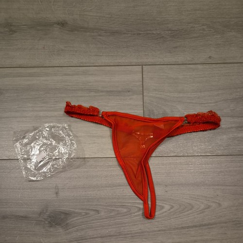 Bnwt sheer red satin mesh - sheer,