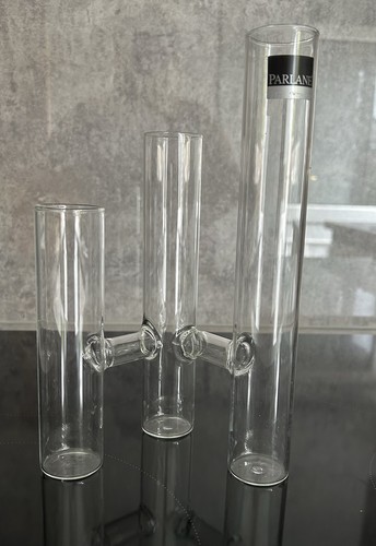 Unusual glass tube cluster