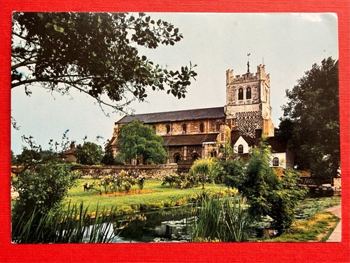 Waltham abbey essex postcard - waltham,