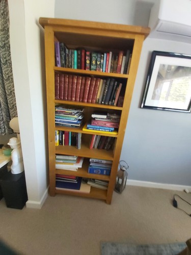 Oak bookcase tall x - oak, 1.83