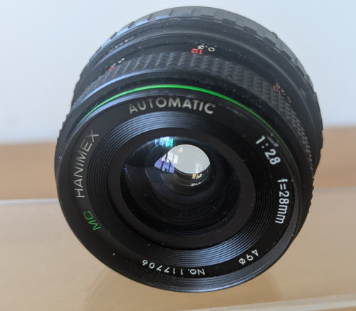 Hanimex auto 28mm - hanimex, f2.8