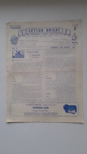 1958 leyton orient v - ,