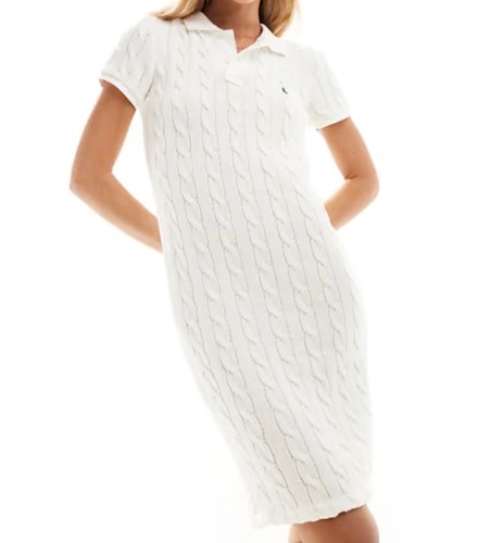 Ralph lauren white cable - , knit