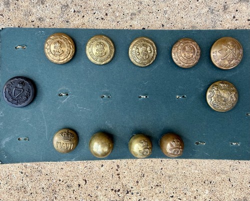 British army buttons - army, and