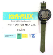 Suunto Solution Nitros Scuba Dive Wrist Backlit Computer NEW Strap #5800
