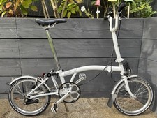 Brompton M3L folding bike C Line Equivalent in Light Grey - Hardly Used