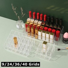 9 24 36 40 Grids Cosmetic Lipstick Storage Display Stand Rack Holder Organizer