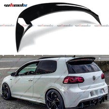 GLOSS BLACK REAR BOOT ROOF SPOILER WING FOR VW GOLF MK6 GTD GTI R20 2008-2013 UK