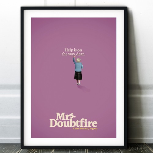 Mrs doubtfire musical poster - mrs.,
