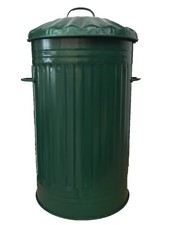 45l metal green bin waste - 45l,