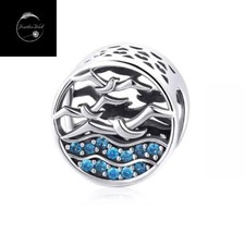 Sterling Silver 925 Charm Sea