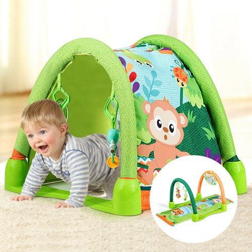Green activity play mat - green,