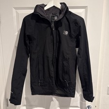 Karrimor Mens Black Waterproof Jacket Cost Hideaway Hood Size XS