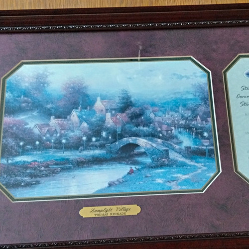 Thomas kinkade lamplight - thomas,