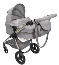 Premium Stylish Doll Travel System 2 In 1,  Convenient Front Swivel Wheels,