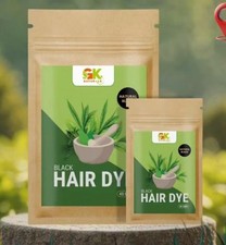 Organic hair dye 100% Naturally Black, henna , indigo,etc..,45g