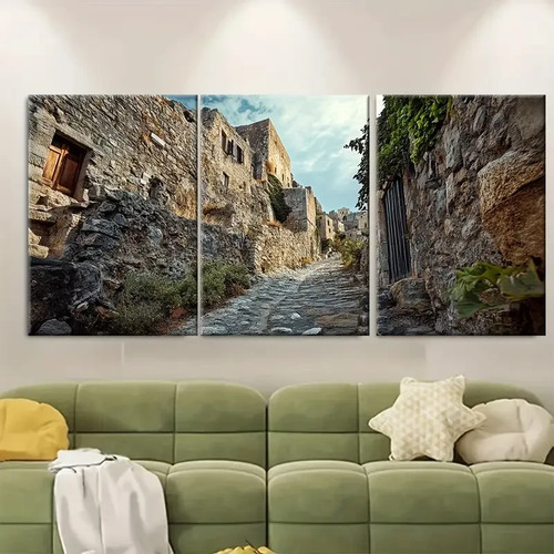 3pcs monemvasia lower town - 3pcs,