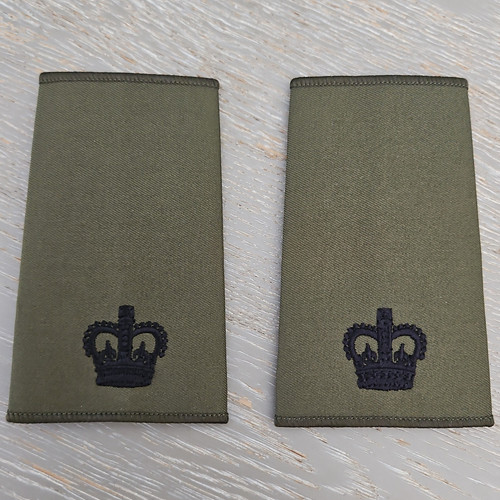 British army rank slides - rank,