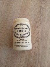Vintage James Keiller & Sons Dundee Marmalade Stoneware Pots