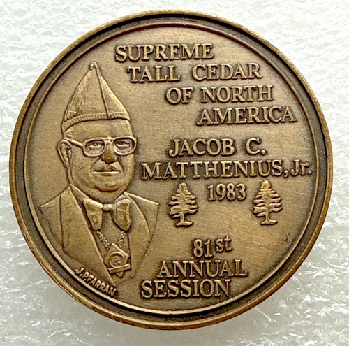 American masonic coin token - american,