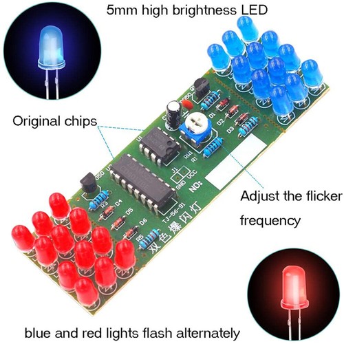 Ne555 cd4017 led - ic,