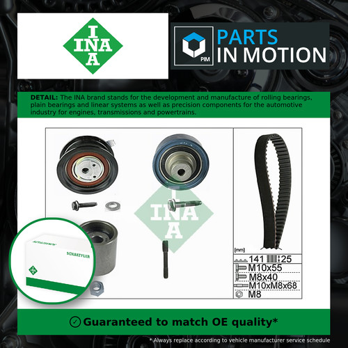 Timing belt kit fits seat - belt,