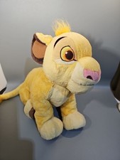 Lion king Simba Disney Store Exclusive  Stuffed Animal Plush Original.