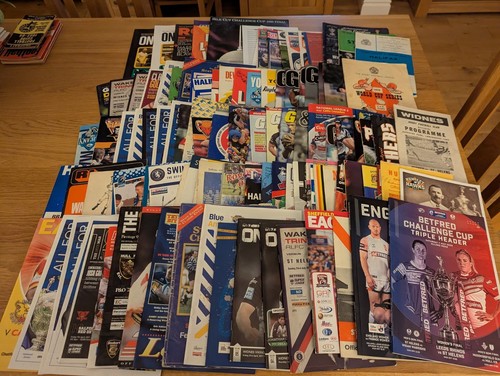 Rugby league programmes 100 - league, x
