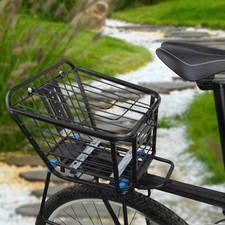 Rear Bicycle Basket Easy to Install Cargo Basket for Shopping Riding Travel