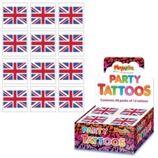 Union Jack Temporary Tattoo x