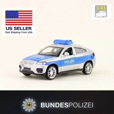BMW X6 SUV RARE POLIZEI 1/43