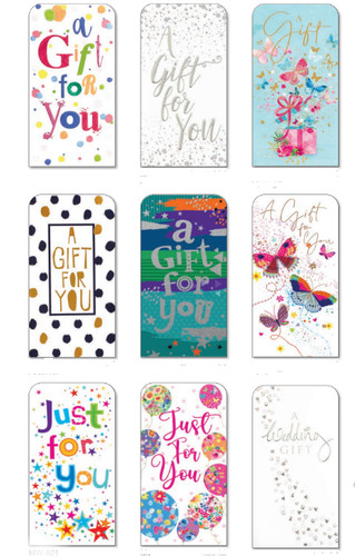 Money wallets pack assorted - 4,