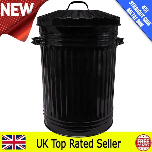Metal bin waste - waste, pet