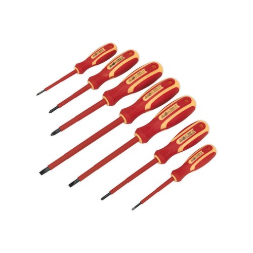 Sealey screwdriver set 7pc - screwdriver,