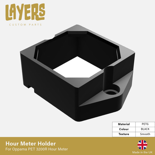 Hour meter holder - hour, for