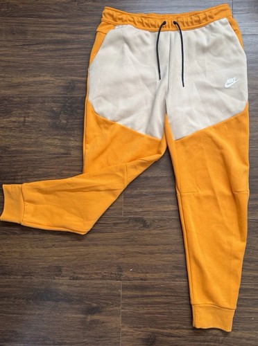 Nike tech joggers orange - joggers, beige