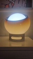 Vintage 1970s Harvey Guzzini ‘Clan’ Table Lamp – Amber/Orange – Space Age Italia