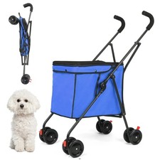 Pet Dog Cat Stroller Folding 4