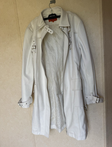 Women white faux - white, leather