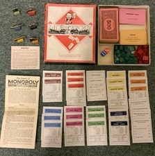 Vintage Monopoly Board Game