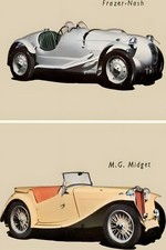 🚗 Vintage Cars Poster -