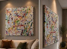 Huge Signed Abstract Splash