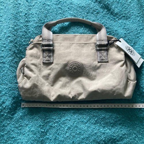 Kipling handbag beige nylon - handbag,