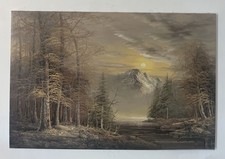 Large Original Mid Century Oil