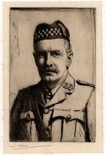 David Waterson (1870-1954) Signed Etching Argyll & Sutherland Highlanders - WW1