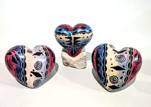 Hand carved mottled - carved,